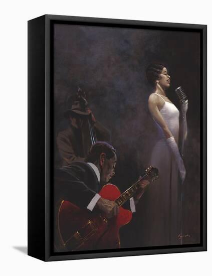 Pearlescent Diva-Brent Lynch-Framed Stretched Canvas