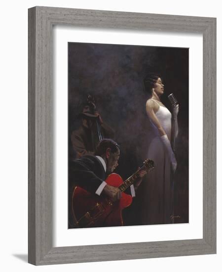 Pearlescent Diva-Brent Lynch-Framed Art Print