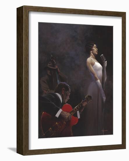 Pearlescent Diva-Brent Lynch-Framed Art Print