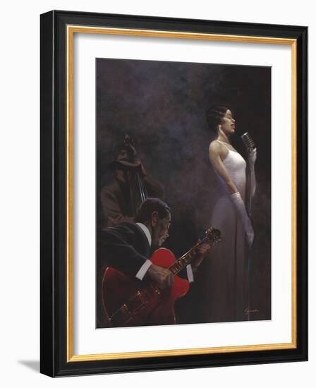 Pearlescent Diva-Brent Lynch-Framed Art Print