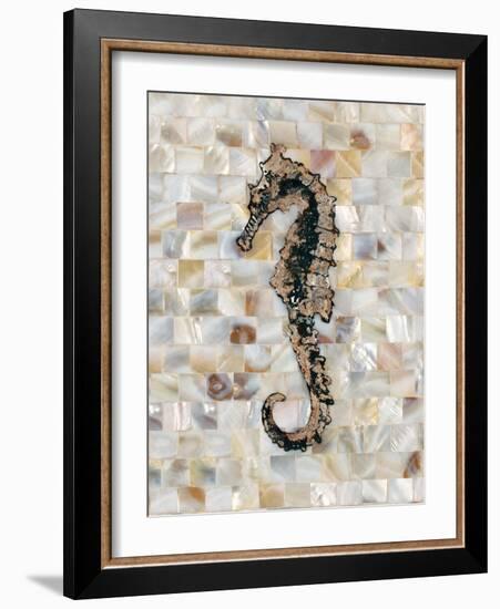 Pearlized Seahorse-Regina-Andrew Design-Framed Art Print