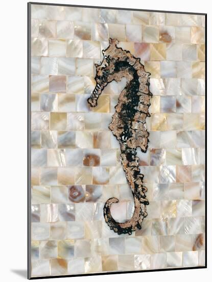 Pearlized Seahorse-Regina-Andrew Design-Mounted Art Print