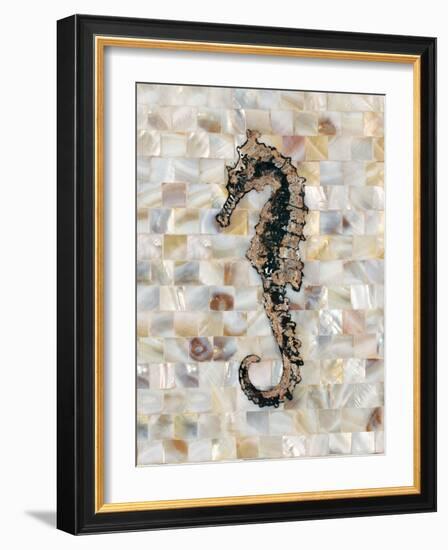 Pearlized Seahorse-Regina-Andrew Design-Framed Art Print