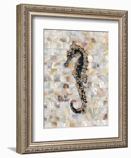 Pearlized Seahorse-Regina-Andrew Design-Framed Art Print