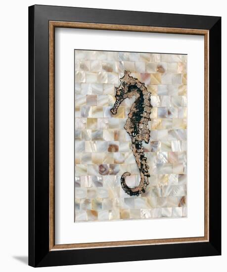 Pearlized Seahorse-Regina-Andrew Design-Framed Art Print