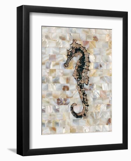 Pearlized Seahorse-Regina-Andrew Design-Framed Art Print