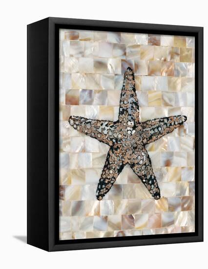 Pearlized Starfish-Regina-Andrew Design-Framed Stretched Canvas