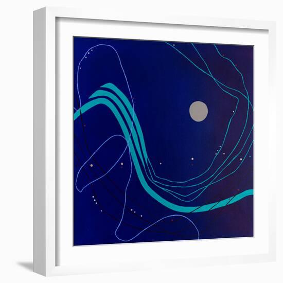 Pearls of the night-Hyunah Kim-Framed Art Print