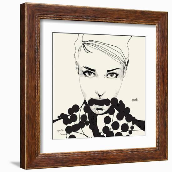 Pearls-Manuel Rebollo-Framed Art Print