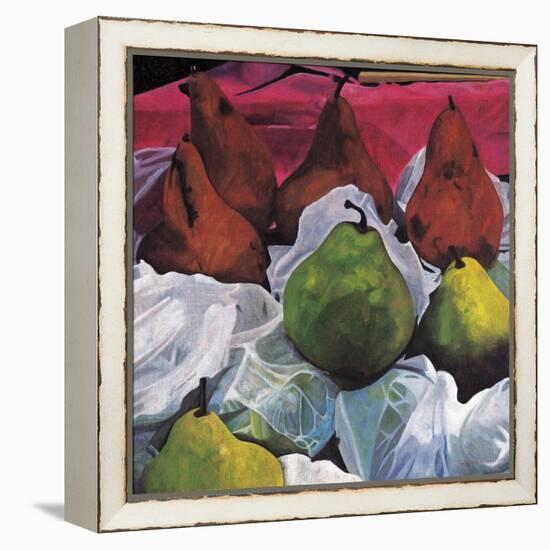 Pears, 2002-Pedro Diego Alvarado-Framed Premier Image Canvas