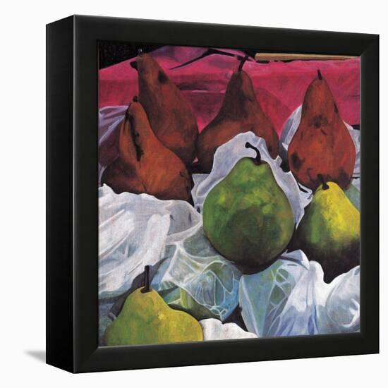 Pears, 2002-Pedro Diego Alvarado-Framed Premier Image Canvas