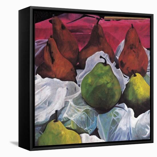 Pears, 2002-Pedro Diego Alvarado-Framed Premier Image Canvas