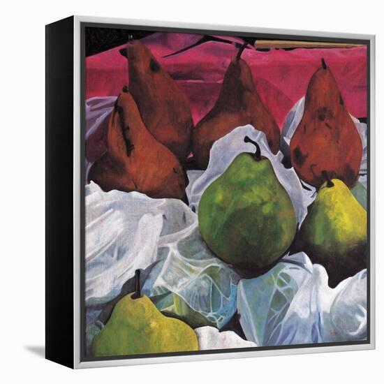 Pears, 2002-Pedro Diego Alvarado-Framed Premier Image Canvas