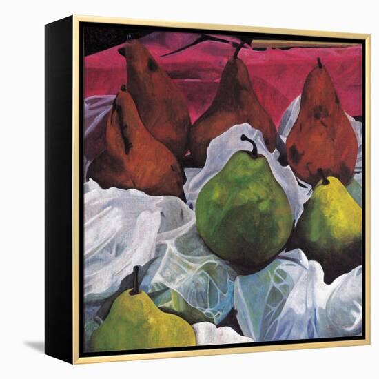 Pears, 2002-Pedro Diego Alvarado-Framed Premier Image Canvas