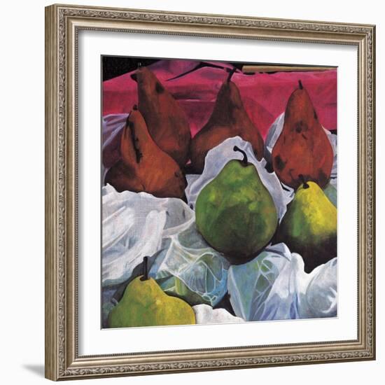 Pears, 2002-Pedro Diego Alvarado-Framed Giclee Print