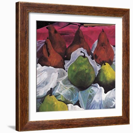 Pears, 2002-Pedro Diego Alvarado-Framed Giclee Print