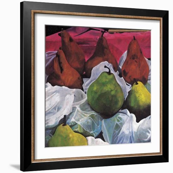 Pears, 2002-Pedro Diego Alvarado-Framed Giclee Print