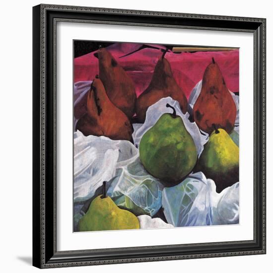 Pears, 2002-Pedro Diego Alvarado-Framed Giclee Print