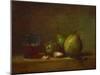 Pears and a Cup of Wine-Jean-Baptiste Simeon Chardin-Mounted Giclee Print