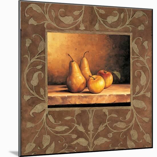 Pears and Apples-Andres Gonzales-Mounted Art Print