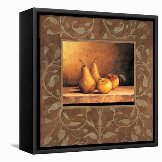 Pears and Apples-Andres Gonzales-Framed Stretched Canvas