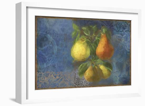 Pears - Fruit Series-Cora Niele-Framed Giclee Print