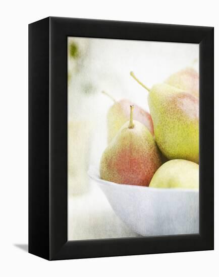 Pears in a Bowl Still Life-Steve Lupton-Framed Premier Image Canvas