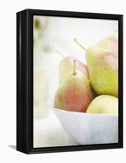 Pears in a Bowl Still Life-Steve Lupton-Framed Premier Image Canvas