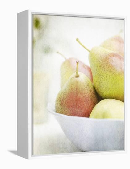 Pears in a Bowl Still Life-Steve Lupton-Framed Premier Image Canvas