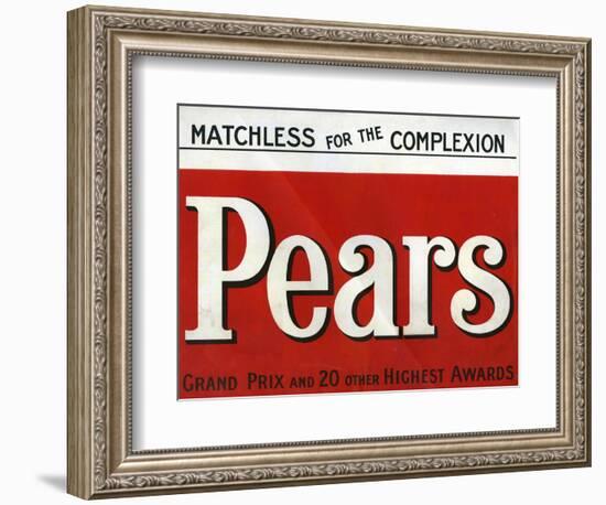 Pears, Magazine Advertisement, UK, 1907-null-Framed Giclee Print