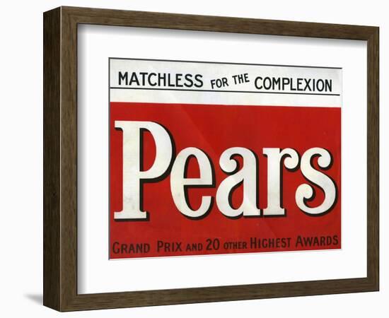 Pears, Magazine Advertisement, UK, 1907-null-Framed Giclee Print