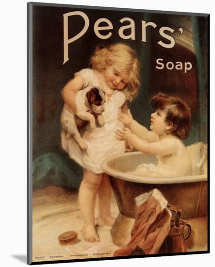 Pears Soap-null-Mounted Art Print