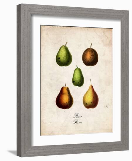 Pears-null-Framed Art Print