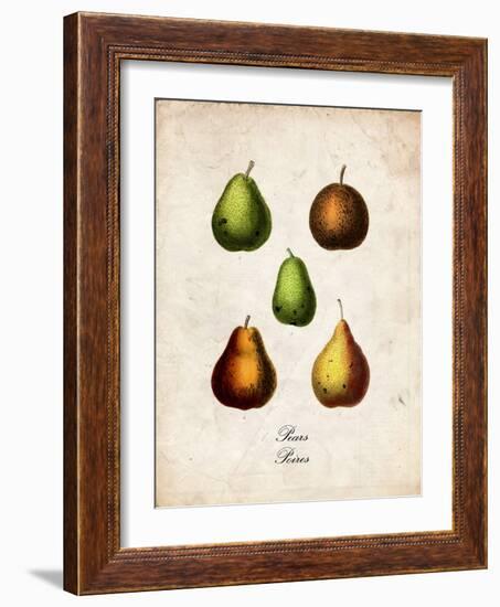 Pears-null-Framed Art Print