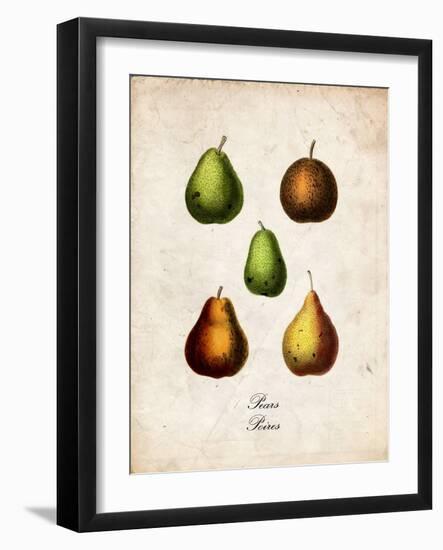 Pears-null-Framed Art Print