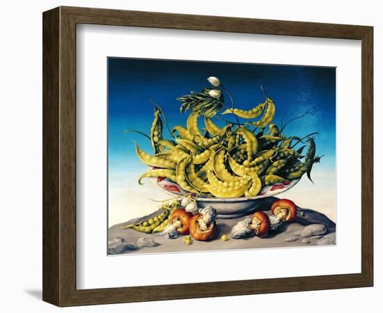 Peas in a Bowl-Amelia Kleiser-Framed Giclee Print