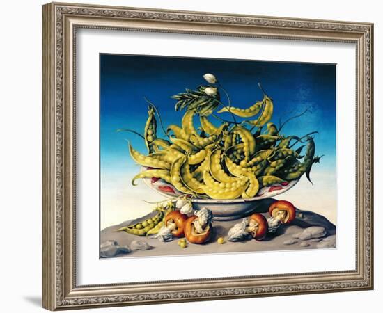 Peas in a Bowl-Amelia Kleiser-Framed Giclee Print