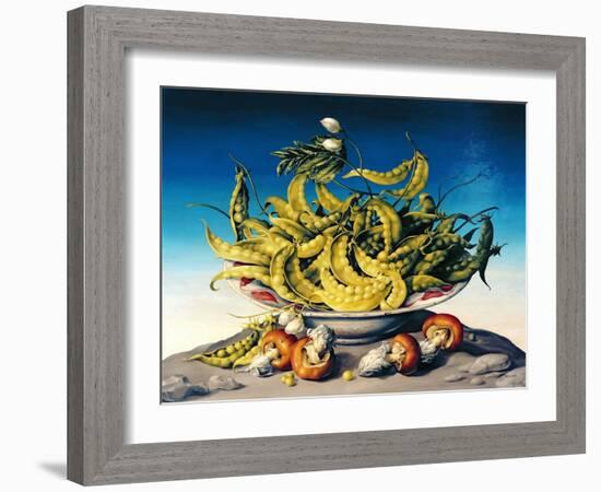 Peas in a Bowl-Amelia Kleiser-Framed Giclee Print