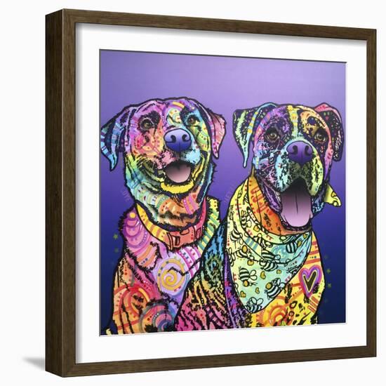 Peas in a Pod-Dean Russo-Framed Giclee Print