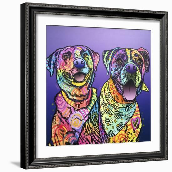 Peas in a Pod-Dean Russo-Framed Giclee Print