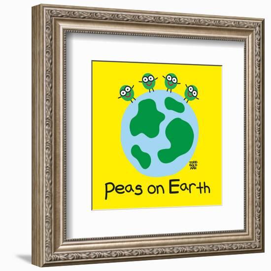 Peas On Earth-Todd Goldman-Framed Art Print