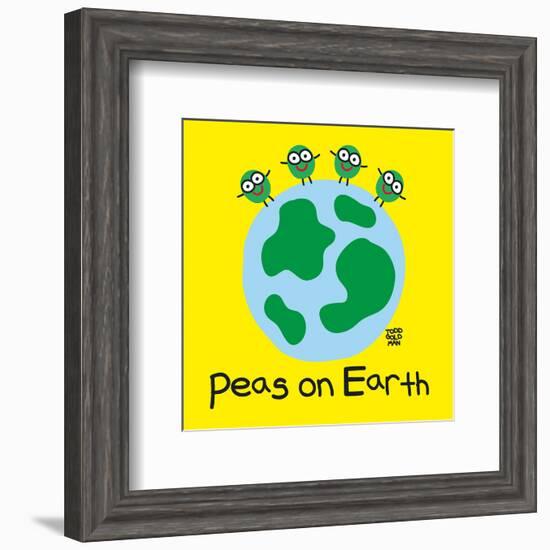 Peas On Earth-Todd Goldman-Framed Art Print