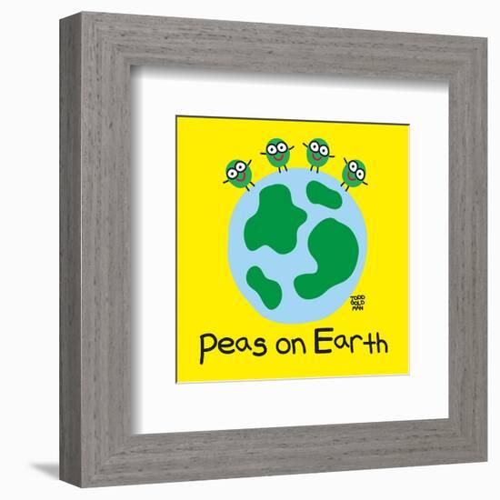 Peas On Earth-Todd Goldman-Framed Art Print