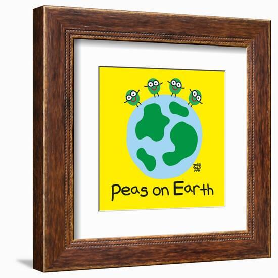 Peas On Earth-Todd Goldman-Framed Art Print