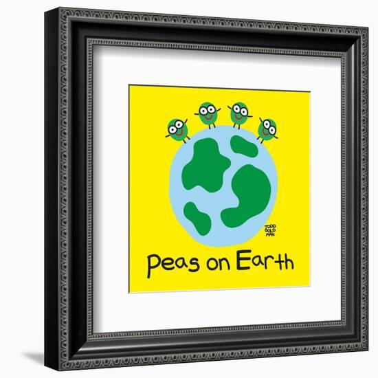 Peas On Earth-Todd Goldman-Framed Art Print