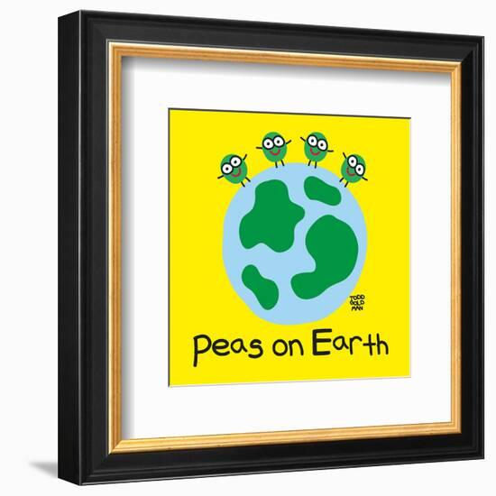 Peas On Earth-Todd Goldman-Framed Art Print