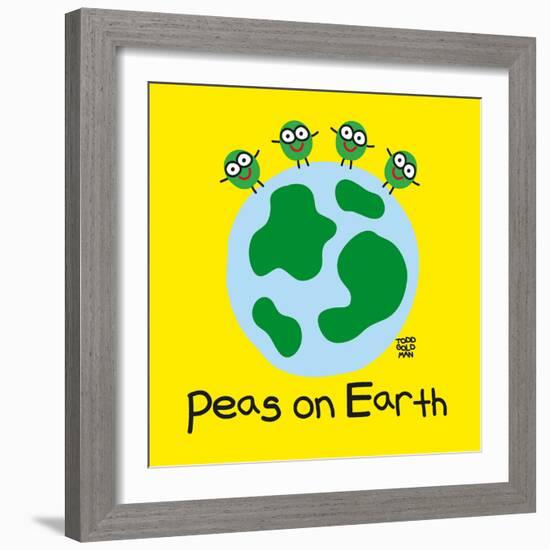 Peas On Earth-Todd Goldman-Framed Giclee Print