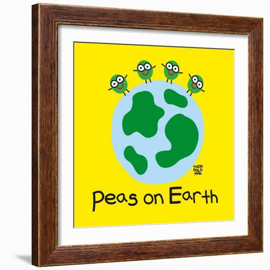 Peas On Earth-Todd Goldman-Framed Giclee Print