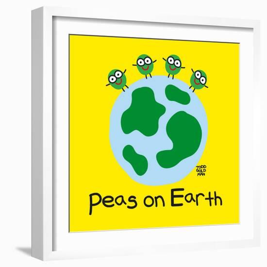 Peas On Earth-Todd Goldman-Framed Giclee Print