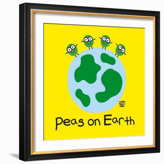 Peas On Earth-Todd Goldman-Framed Giclee Print